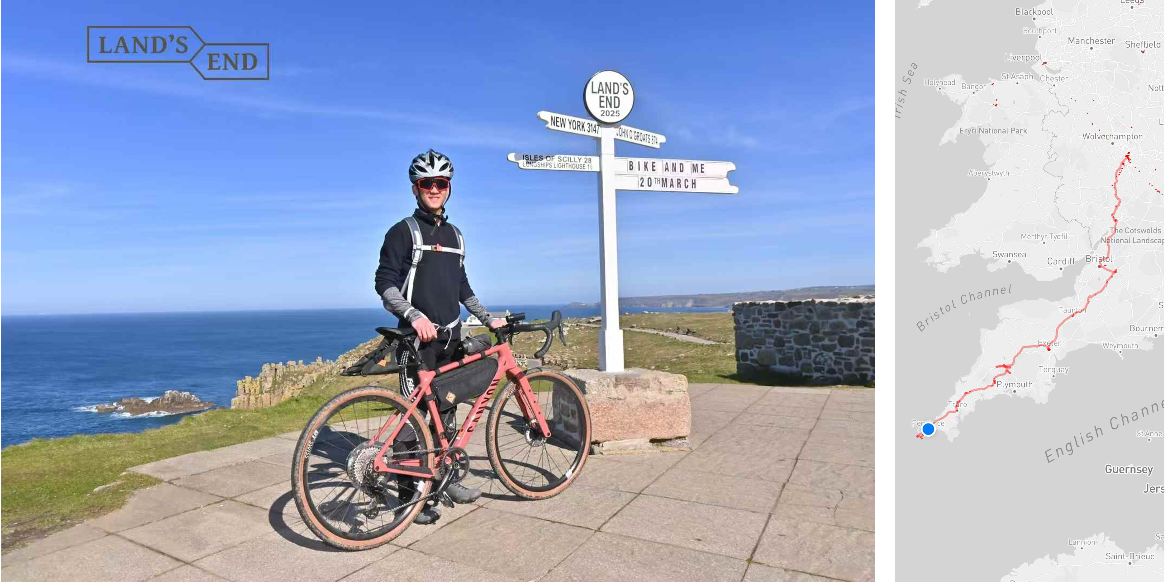 Cycling at Land's End